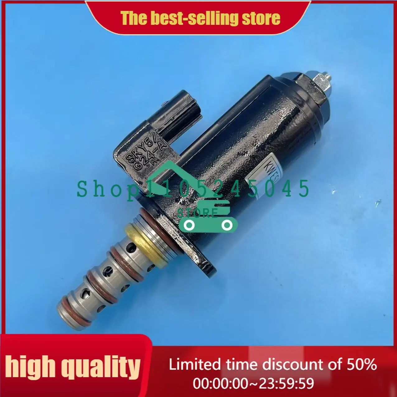 YN35V00051F1 Hydraulic Pump Brake Solenoid Valve KWE5K-31 G24YB50 for SK-8 SK230-8 SK235-8 SK250-8 SK350-8 Excavator