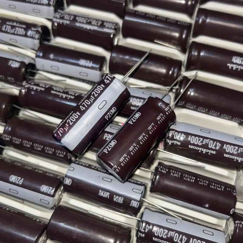 5PCS 470UF 200V Electrolytic Capacitor 200V 470UF 18X40 PZ 105 Degrees