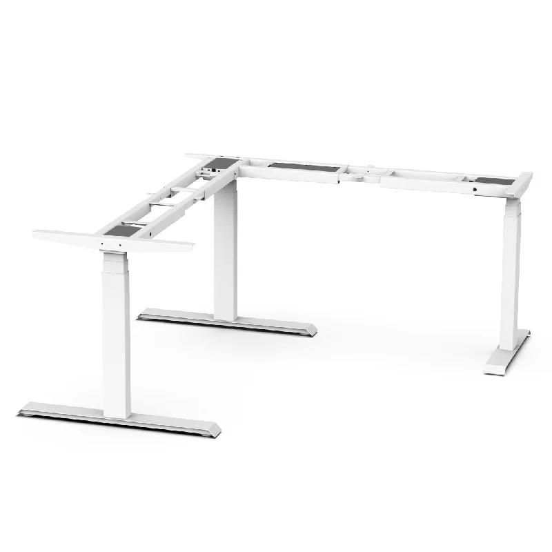 intelligent electric three-machine lifting table rack, boss supervisor table L-shaped, stable supply