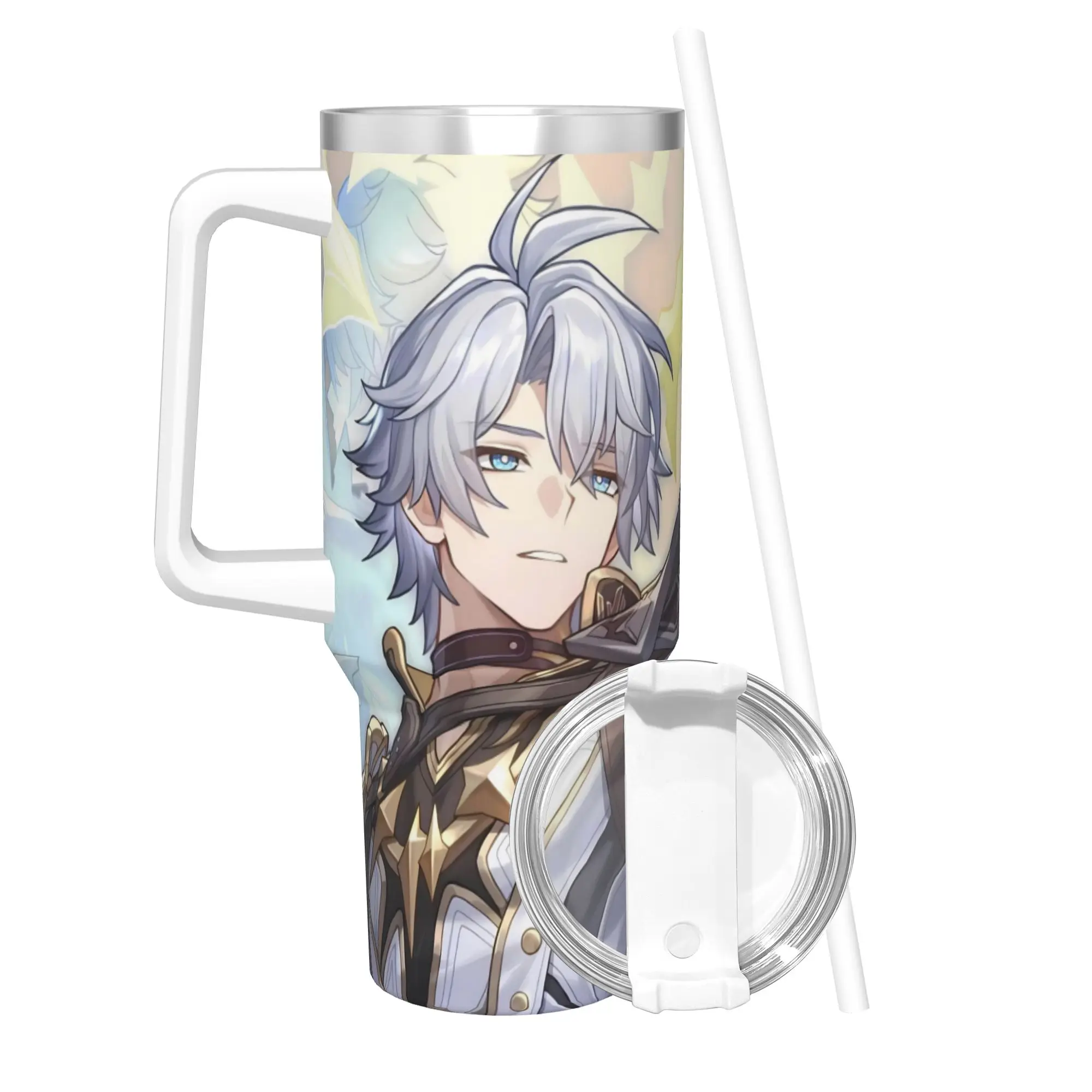 Honkai Star Rail 40oz Tumbler Stainless Steel Double Wall Vacuum Insulated  Travel Mug With Straw