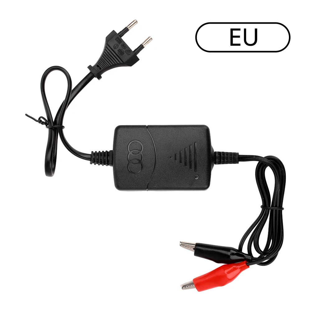 EU Plug/US Plug 12V Lead-acid Battery Charger Electric Vehicle Battery Charger Power Adapter Module for Car Motorcycle