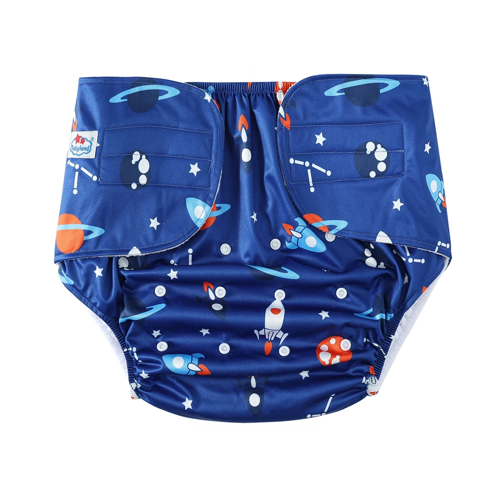 Large Size Washable Adult Cloth Diapers Reusable & Waterproof Adult Nappy Diaper Pants For Elderly Man And Woman