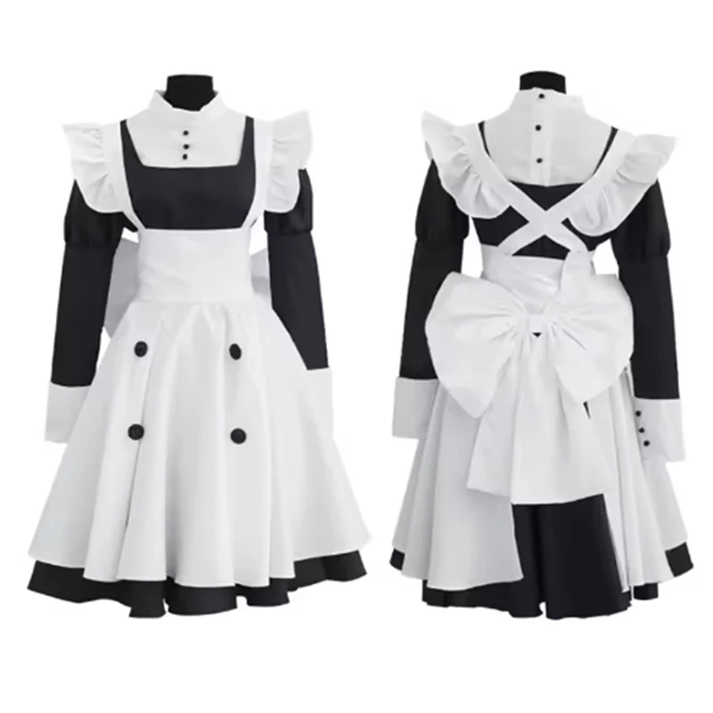 

Аниме Черный дворецкий MEY-RIN Косплей Костюм Аниме Униформа Женский Хэллоуин Вечеринка Представление Костюм Горничной