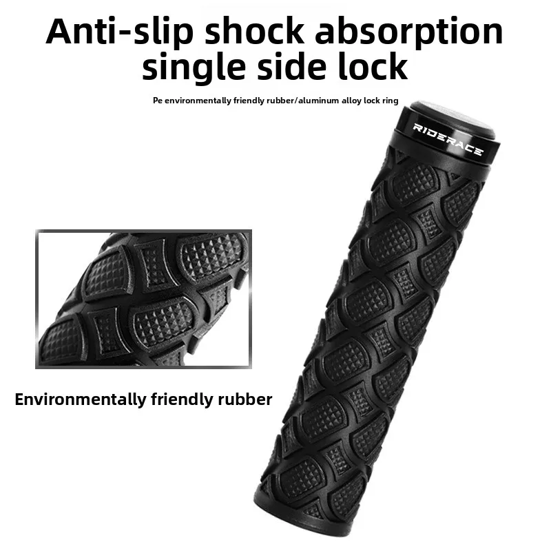 Puños goma antideslizantes para manillar bici MTB absorción impactos