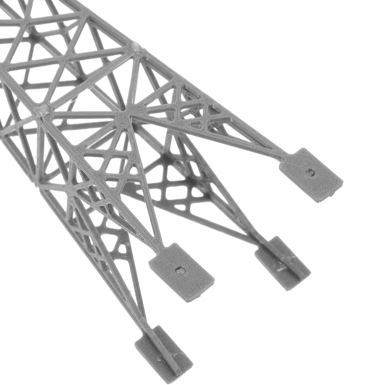 Miniature High-Voltage Transmission :150 Scale Plastic Electric Power Line Railroad Scenery Accessory for DIY Sand Table
