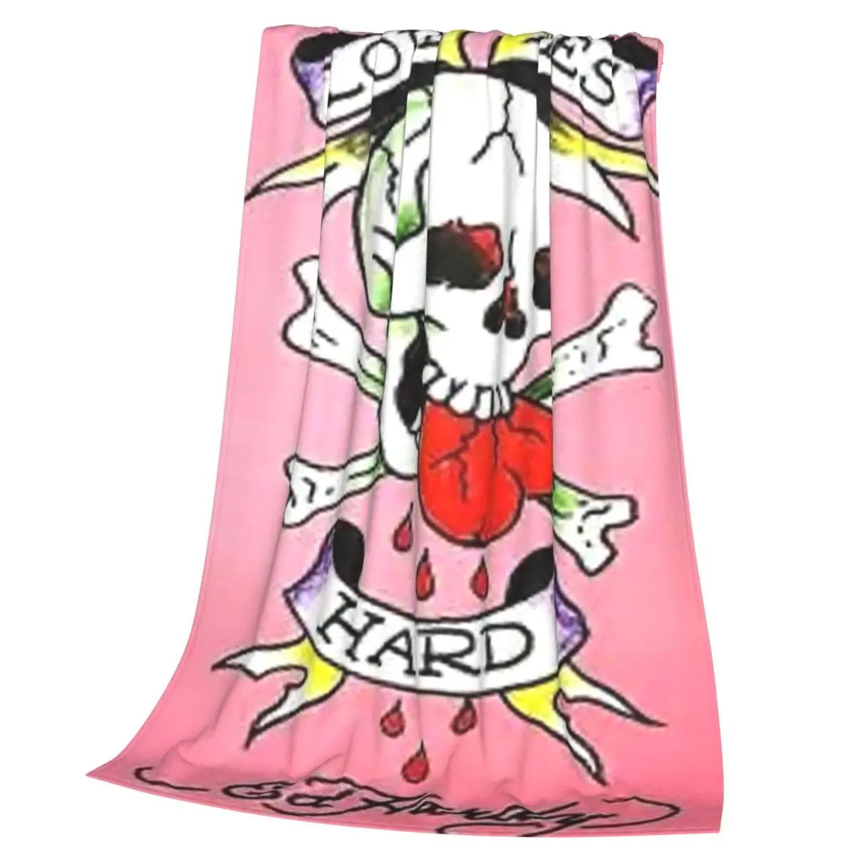 Louis Reproduces After Art Work Of Ed Hardy In 2023 Blanket Soft Warm Flannel Throw  Bedding for Bed Picnic Travel Home Couch
