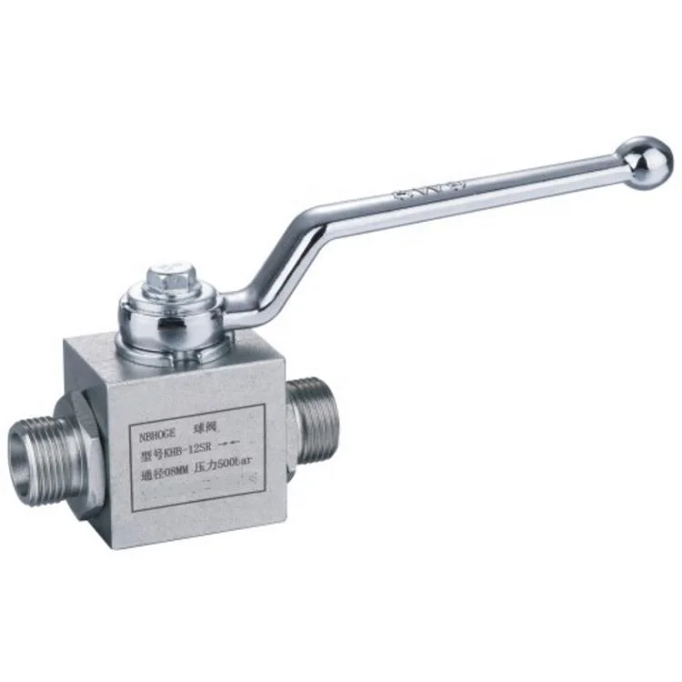 

2 Way Hydraulic Ball Valve KHB Series High Pressure Valve1/4" NPT External TWO Sets