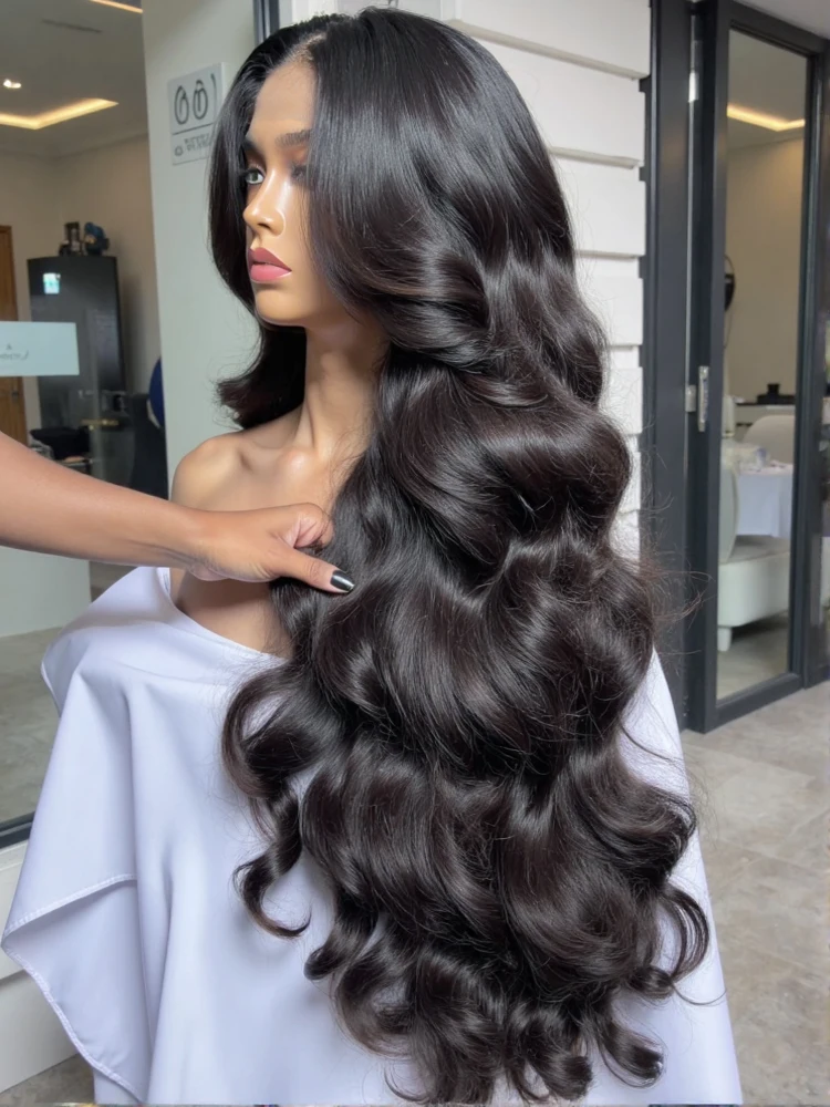 

30 40 Inch Body Wave 13x6 HD Lace Frontal Human Hair Wigs Transparent 5x5 Glueless Closure Wig 200 Density 13x4 Wig For Women