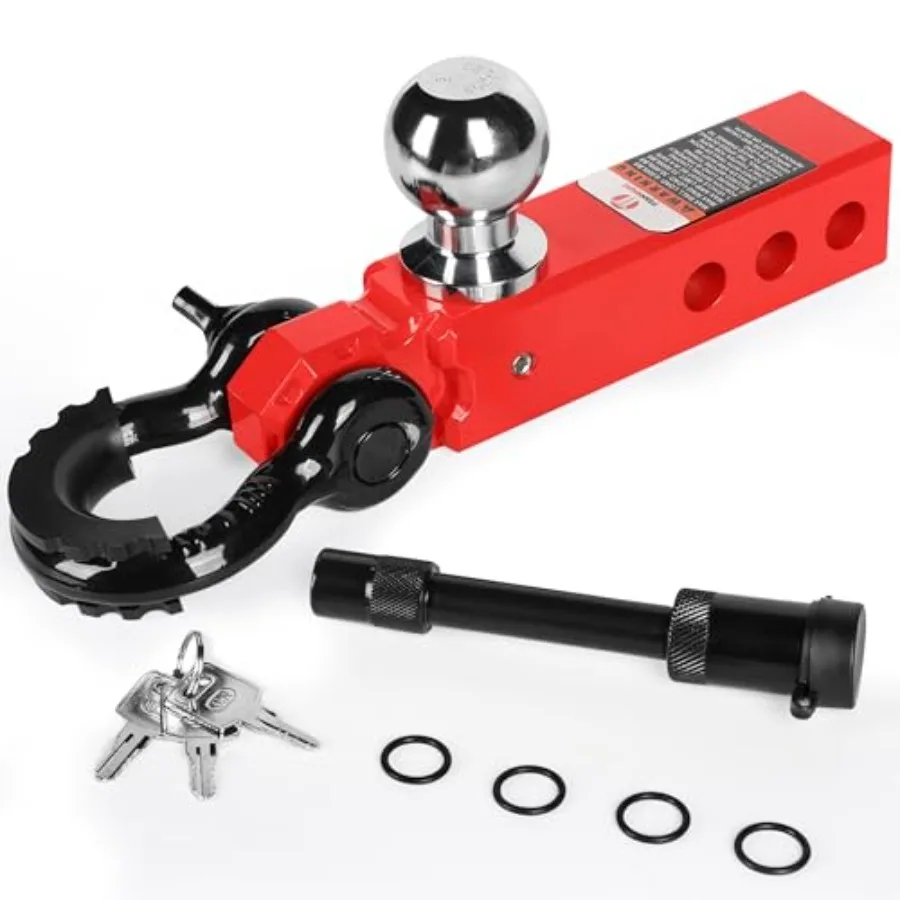 

Новая обновленная модель: Тягово-сцепное устройство для прицепа с шаровым креплением, усиленная шакл-стойка, грузоподъемность 33 000 фунтов, с ключевым фиксатором и стопорным штифтом.