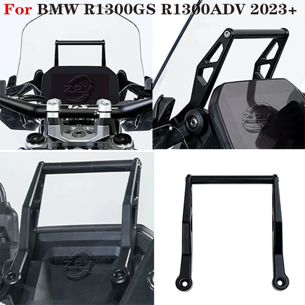 

For BMW R 1300 GS R1300GS 2023 2024 Motorcycle Aluminum alloy GPS Phone Navigation Bracket Holder Mount Stand Accessories