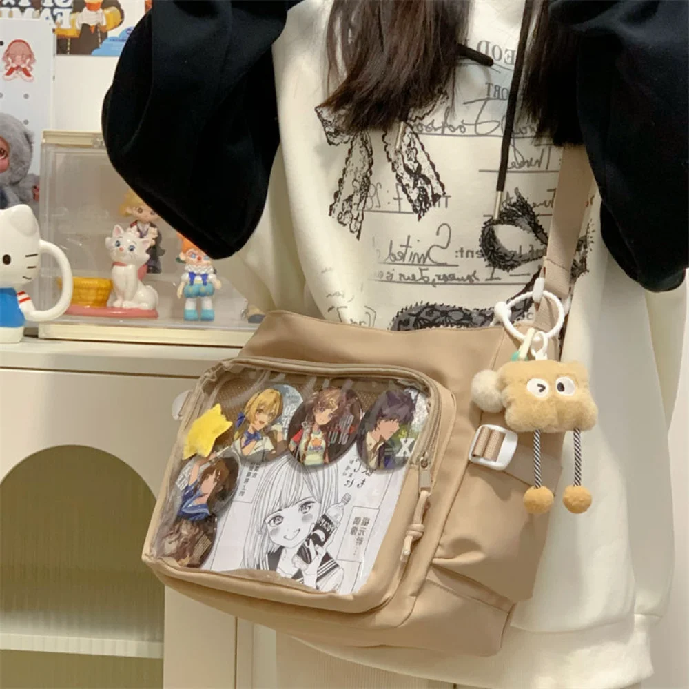 

Женская сумка через плечо, большая вместительная классная книжная сумка, сумка почтальона, универсальная студенческая сумка для учебы в классе, ежедневного использования