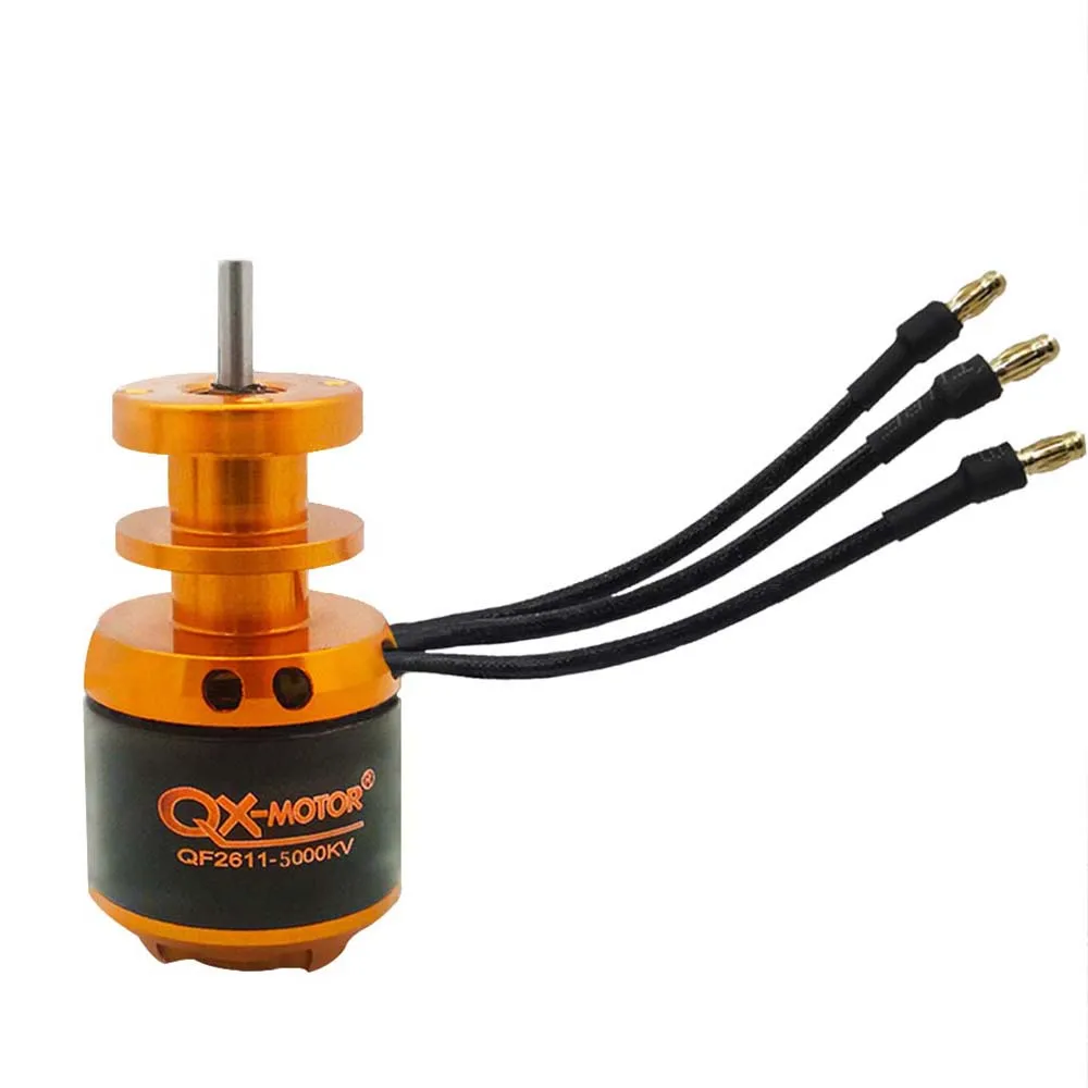 Motor sin escobillas QF2611 3300/4000/4600/5000 KV 50mm EDF CW CCW con 12 aspas para ventilador de conductos de Avión RC