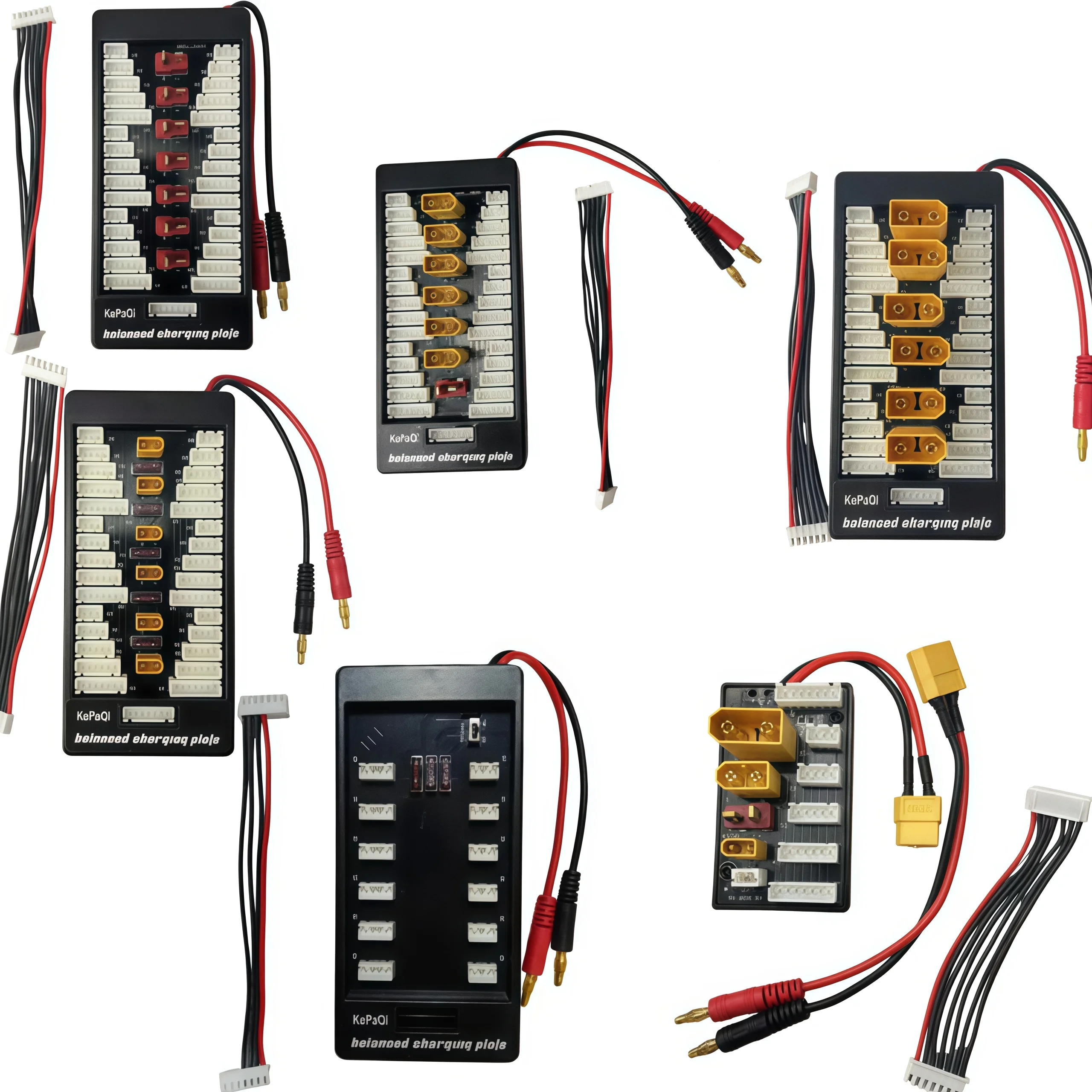 Multi functional parallel charging board T-XT30-XT60-XT90 lithium battery charging B6AC balanced charger