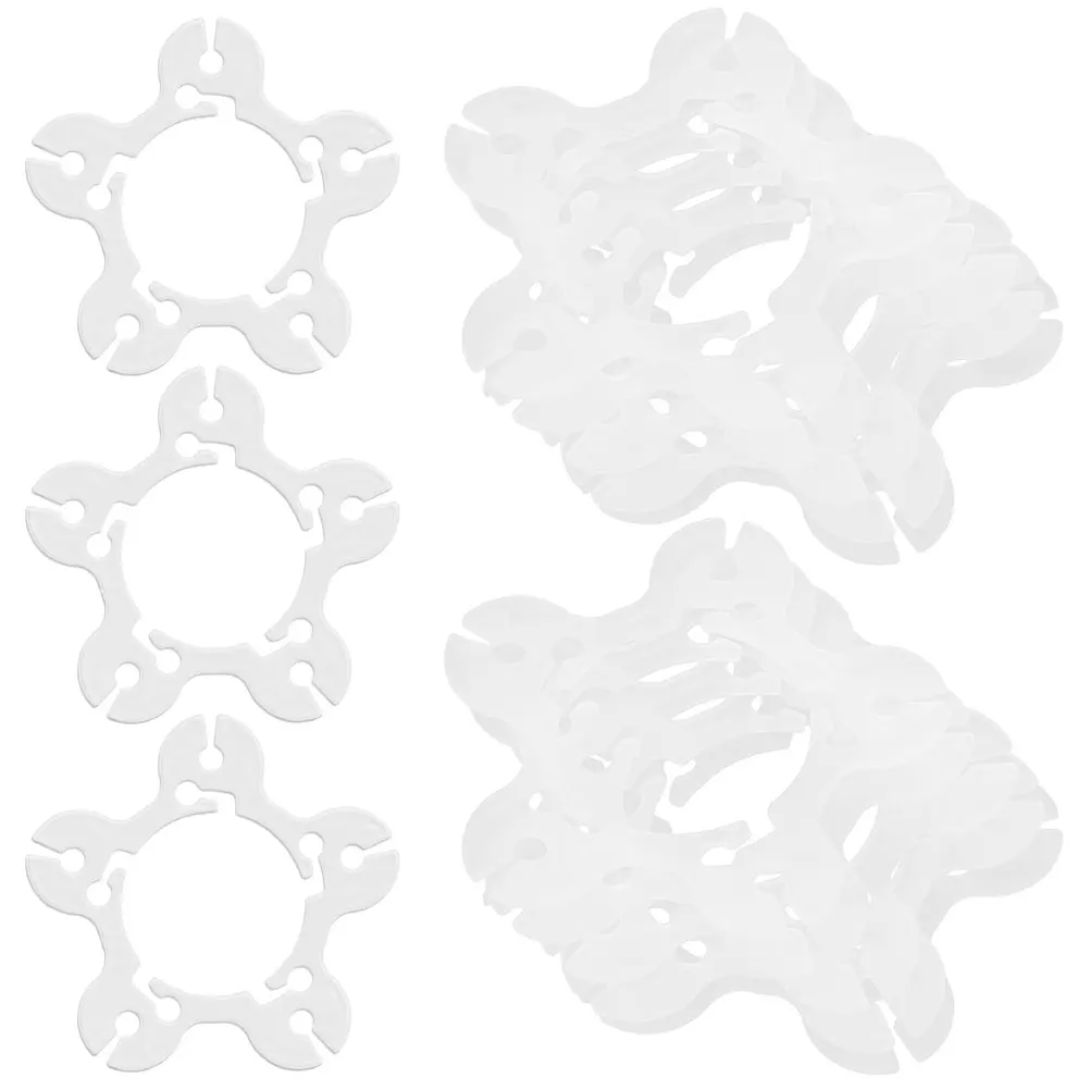 

50 Pcs Balloon Clips Plastic Reusable Shape Adjuster Wedding Party Supplies Balloon Arch Folders Connectors Buckles