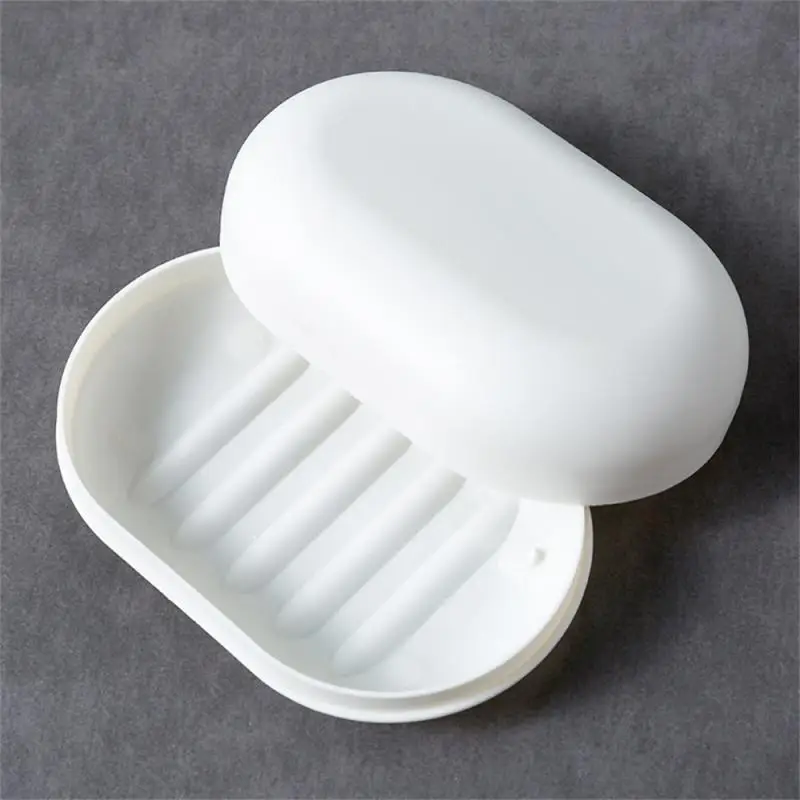 10/30/50PCS Drain Rack Portable Handmade Fashion Easy To Clean Soap Storage Container Bathroom Supplies Soap Box