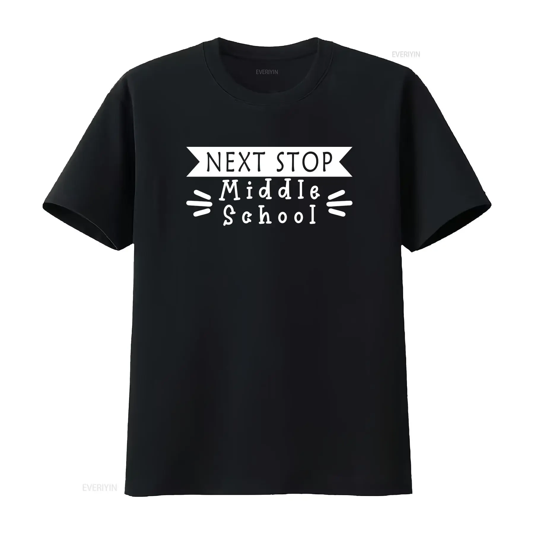 Camiseta de Graduación de Quinto Grado, Siguiente Parada: Escuela Secundaria, Vacaciones de Verano, Adiós, Estudiante de Quinto Grado, Último Día, Estilo Vintage, Lavado Suave