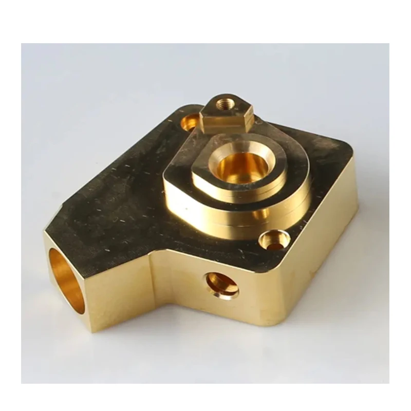 Precision CNC Milling Services for Brass & Copper Parts Brass CNC Machined Hexagonal Fittings