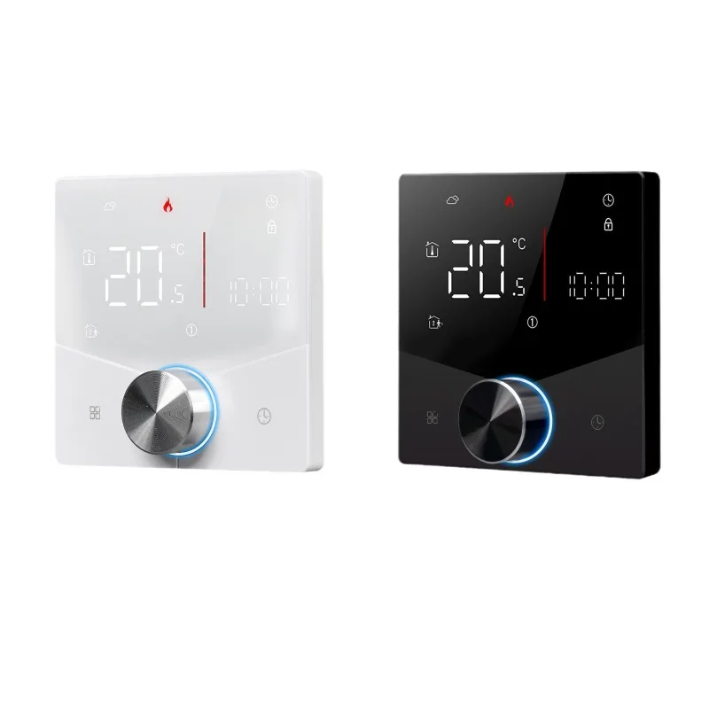 WiFi graffiti home knob floor heating thermostat app remote control timing energy saving temperature control switch