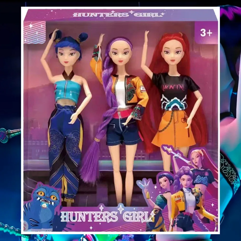 2025 أنيمي KPop شيطان الصيادين دمية لعبة من الفينيل رومي ميرا زوي شخصية قناع الفينيل تمثال هدية عيد ميلاد مروحة نادي مفاجأة الهدايا