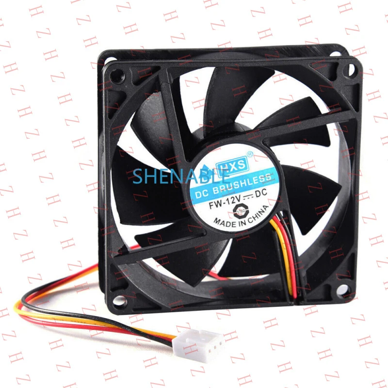 U+ FOR HXS 12V DC 0.1A 3-Pin 60 x 60 x 15 mm Brushless Super Quiet Cooling Fan（MOQ: 10 pcs.）