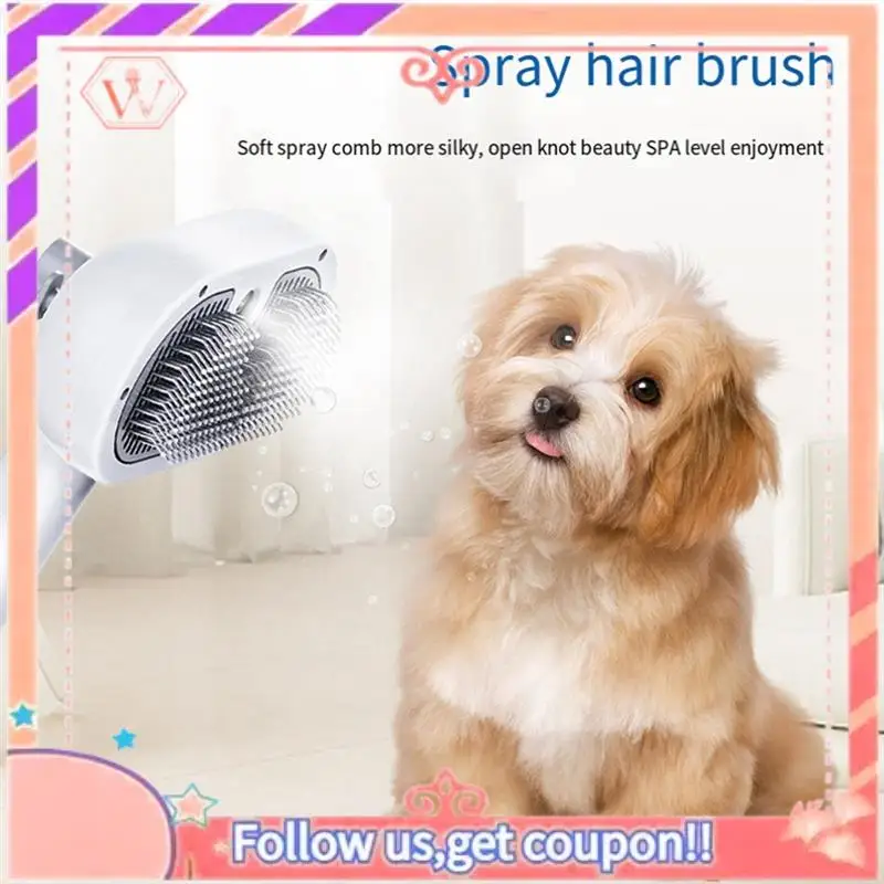 

Upgraded Pet Spray Comb Brush For Dog Cats Comb Pet Hair Roller + USB Charge Pet Care Pet Supplies