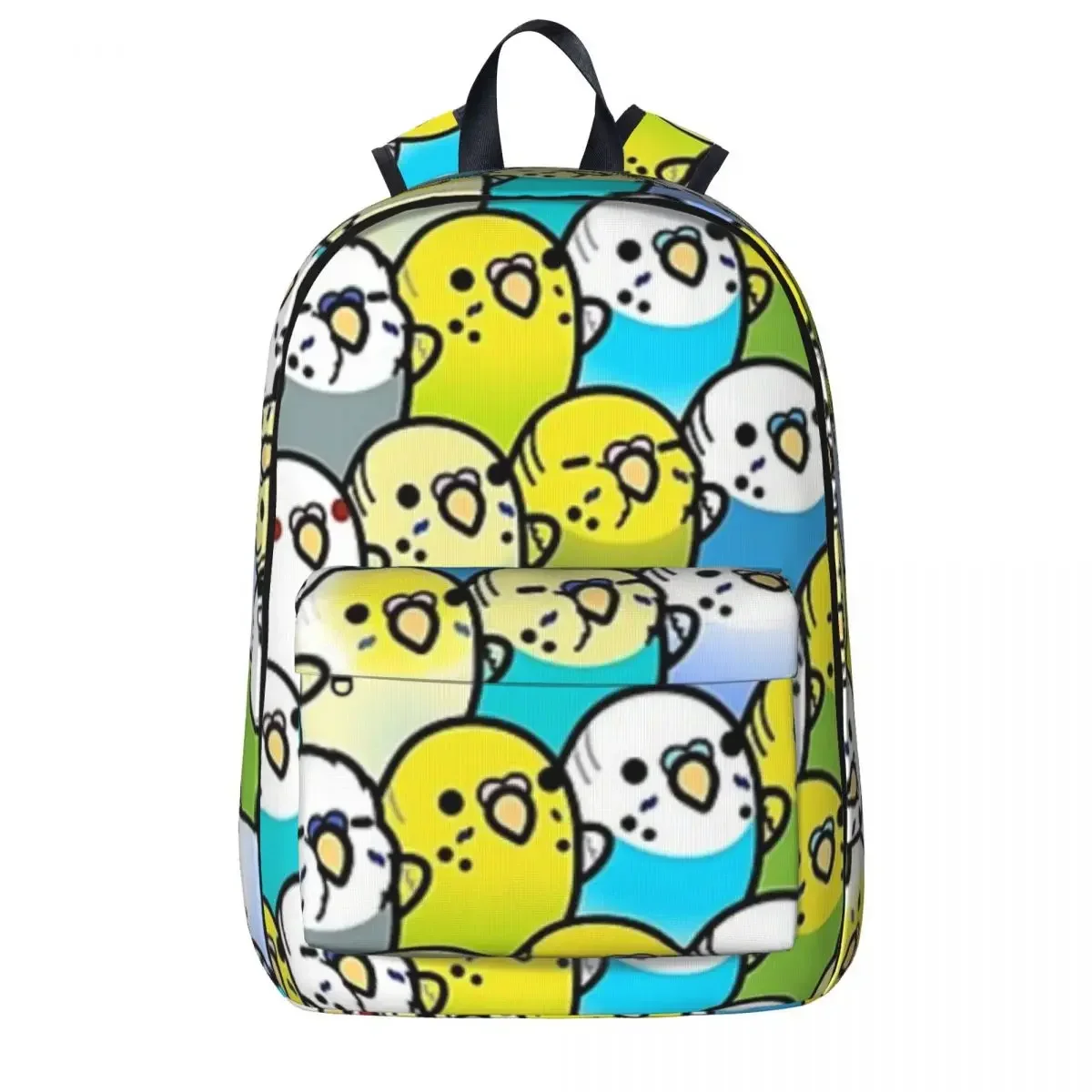 

Bunches Of Budgies Backpack Fashion Student School Bag Laptop Rucksack Travel Rucksack Large Capacity Bookbag