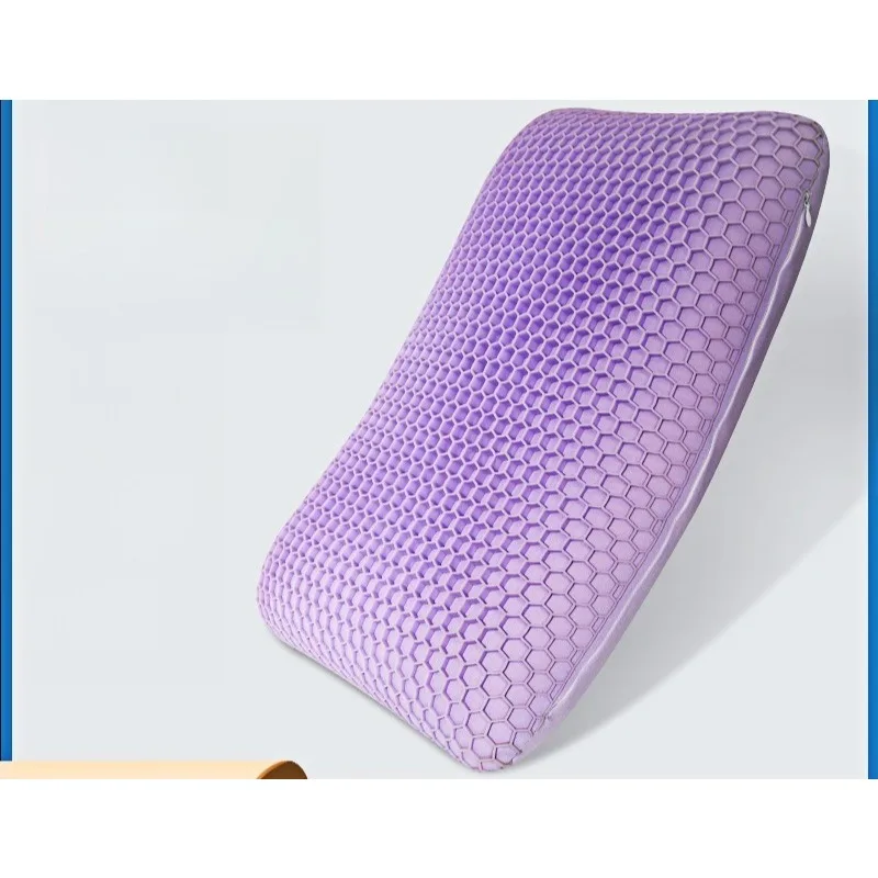 TPE Honeycomb Memory Foam Pillow, Rectangular Cooling Neck Support Pillow, Knit Breathable Sleep Pillow