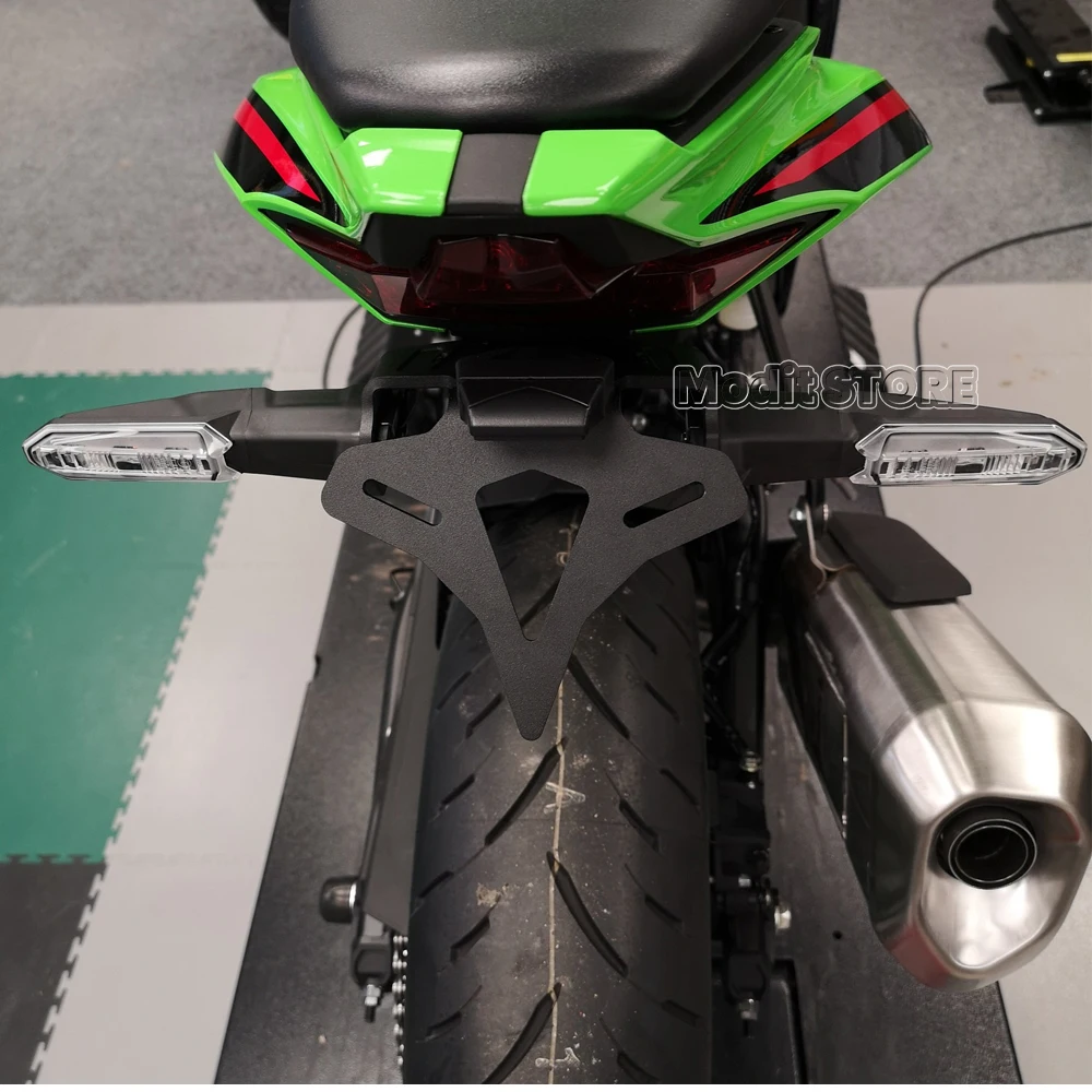 For Kawasaki Ninja ZX-6R ZX-6r Ninja ZX6R 2024 Motorcycle Accessories Rear Short Tail License Plate Holder Tailstock Bracket Kit