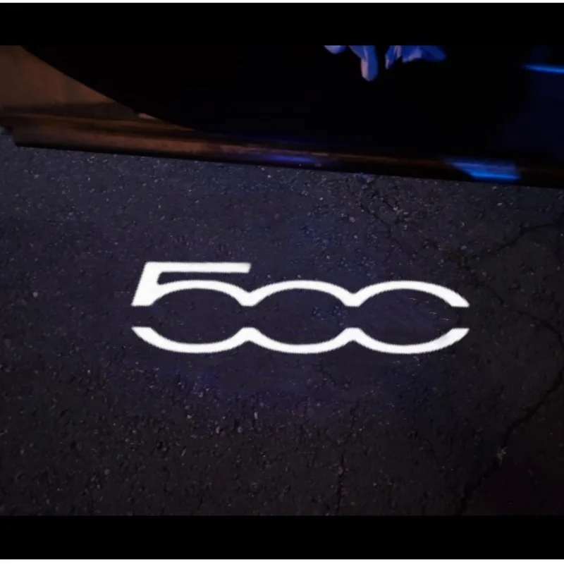 

2PCS Car Door Led Welcome Laser Projector Logo Ghost Shadow Night Lights Courtesy Lamp for Fiat 500X 500 500L Grande Punto