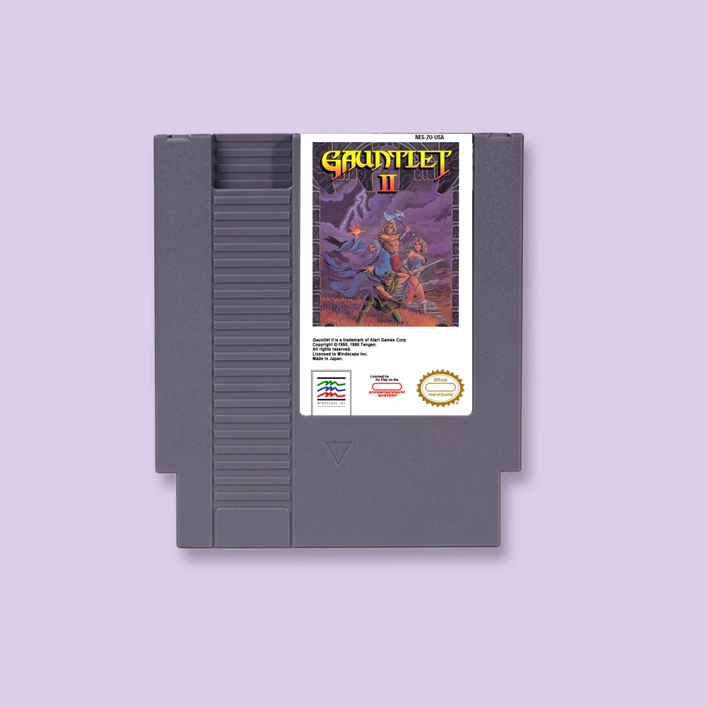 Gauntlet 1 2 Action Game Card for NES 72 Pins 8bit Console Video Game Cartridge