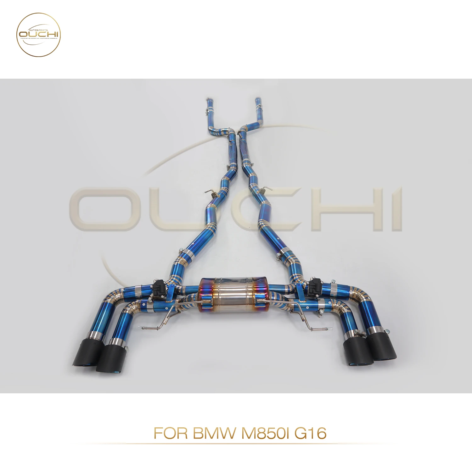 

Выхлопная система OUCHI Titanium Catback для BMW M850i G14 G15 G16 4,4 T глушитель с клапаном