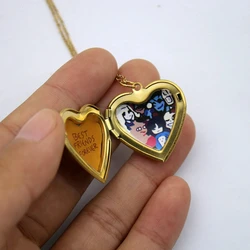 Game UNDERTALE Sans Cosplay Heart Pendant Necklace Unisex Couple Family Photo Buckle Choker Jewelry Accessories Xmas Gifts