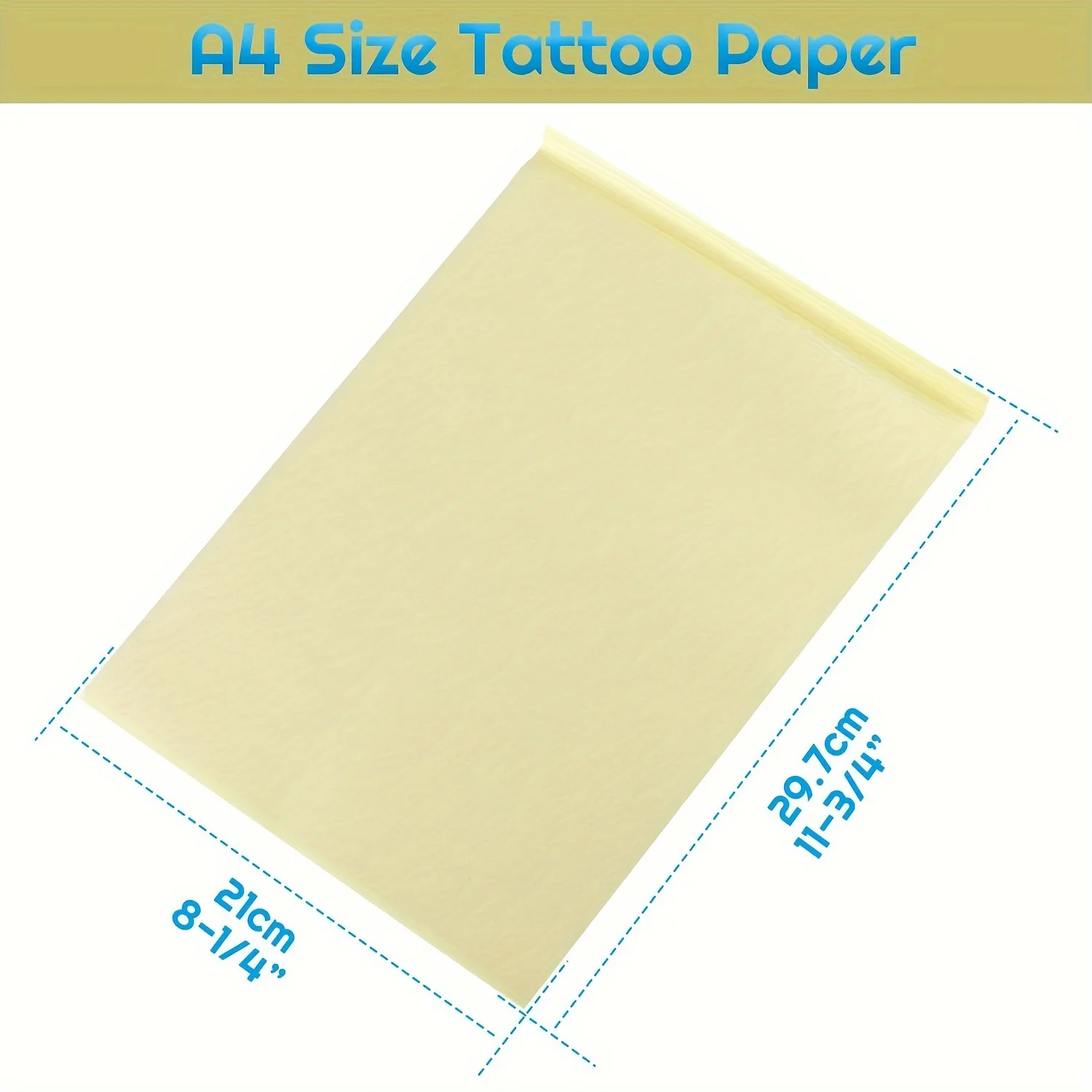 10/20/50pcs Tattoo Transfer Paper, Stencil Transfer Paper , Thermal Stencil Carbon Copier Paper Compatible With Tattoo Supply