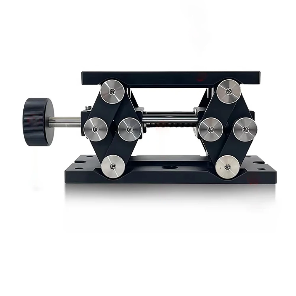 Z-Axis Precision Lift Stage Manual Lab Jack Micrometer Screw Drive Linear Adjustment Platform LSD-SJ-80132-M6 15KG Load Capacity