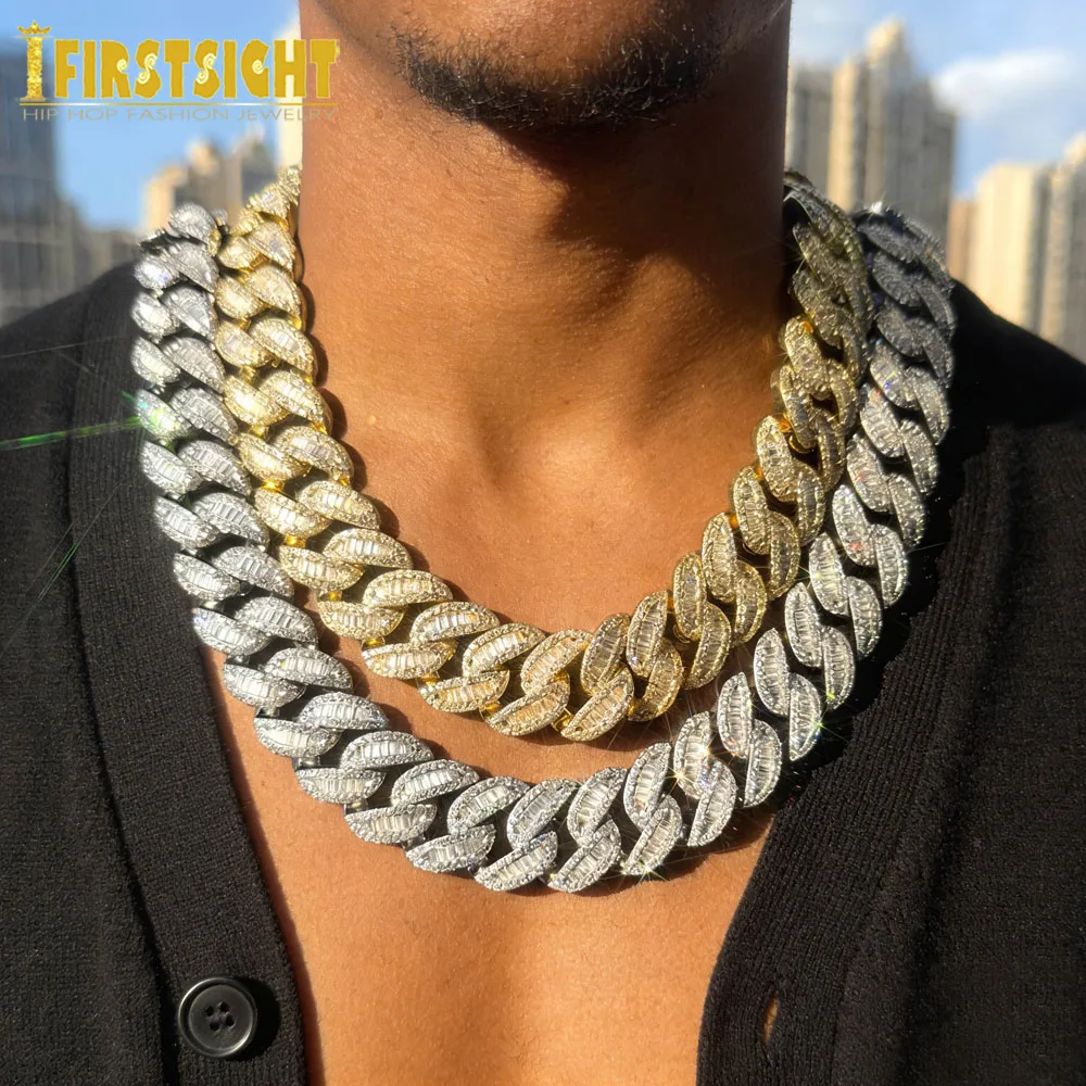 

Новая массивная цепочка-чокер Iced Out Bling 20 мм с кубинским плетением, инкрустированная цирконами 5А, с тяжелой застежкой-бокс, в стиле хип-хоп, для женщин и мужчин