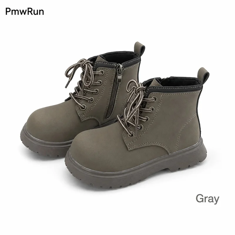 Autumn Fashion Boots For Children 2026 Trend Fashion Teenager Kid's Footwear Outdoor Anti-slippery Waterproof Girl's Shoes