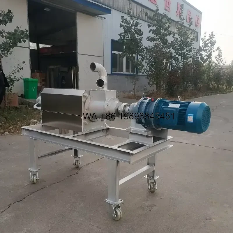 Wmwmnu for Cow Manure Dewatering Screw Press Solid Liquid Separator Fertilizer Processing Equipment