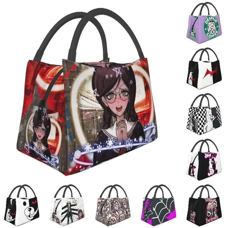 Toko Fukawa Insulated Lunch Bag for Camping Travel Danganronpa Leakproof Cooler Thermal Lunch Box Women