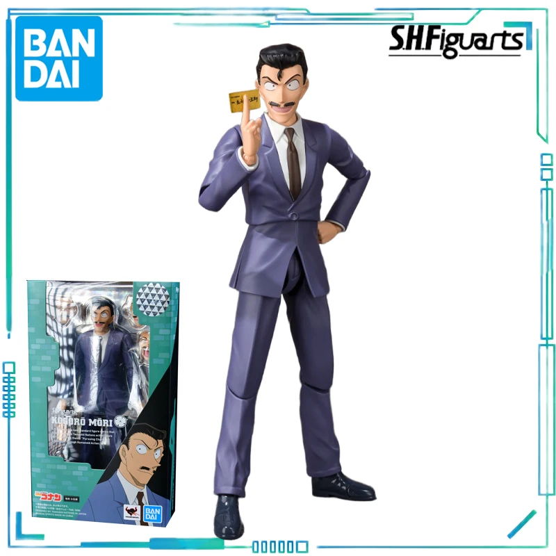 BANDAI Genuino S. H. Figuarts Serie Detective Conan Serie Edogawa Conan,Shuichi Akai,An Shi Tou,Mouri Kogoro,Mouri Lan Modelo