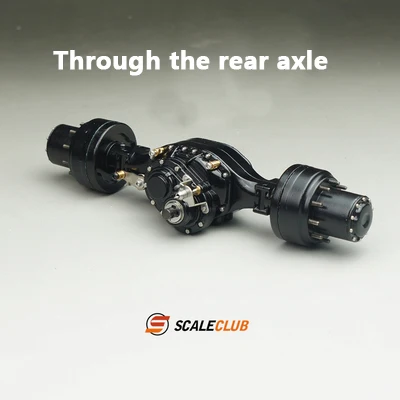 Scaleclub 1/14 Modder Kop Sleepkop Nieuw Wiel Reductie Slotverschil Gebroken Transmissievermogen Achteras