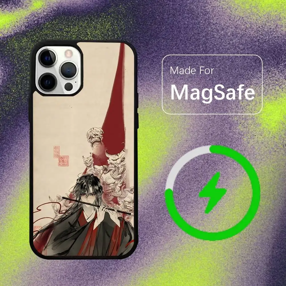 حافظة هاتف Mo Dao Zu Shi لهاتف iPhone 17,16,15,14,13,12,11,Pro,Max,Plus,Mini,SE,Air Magsafe شحن لاسلكي مغناطيسي #6