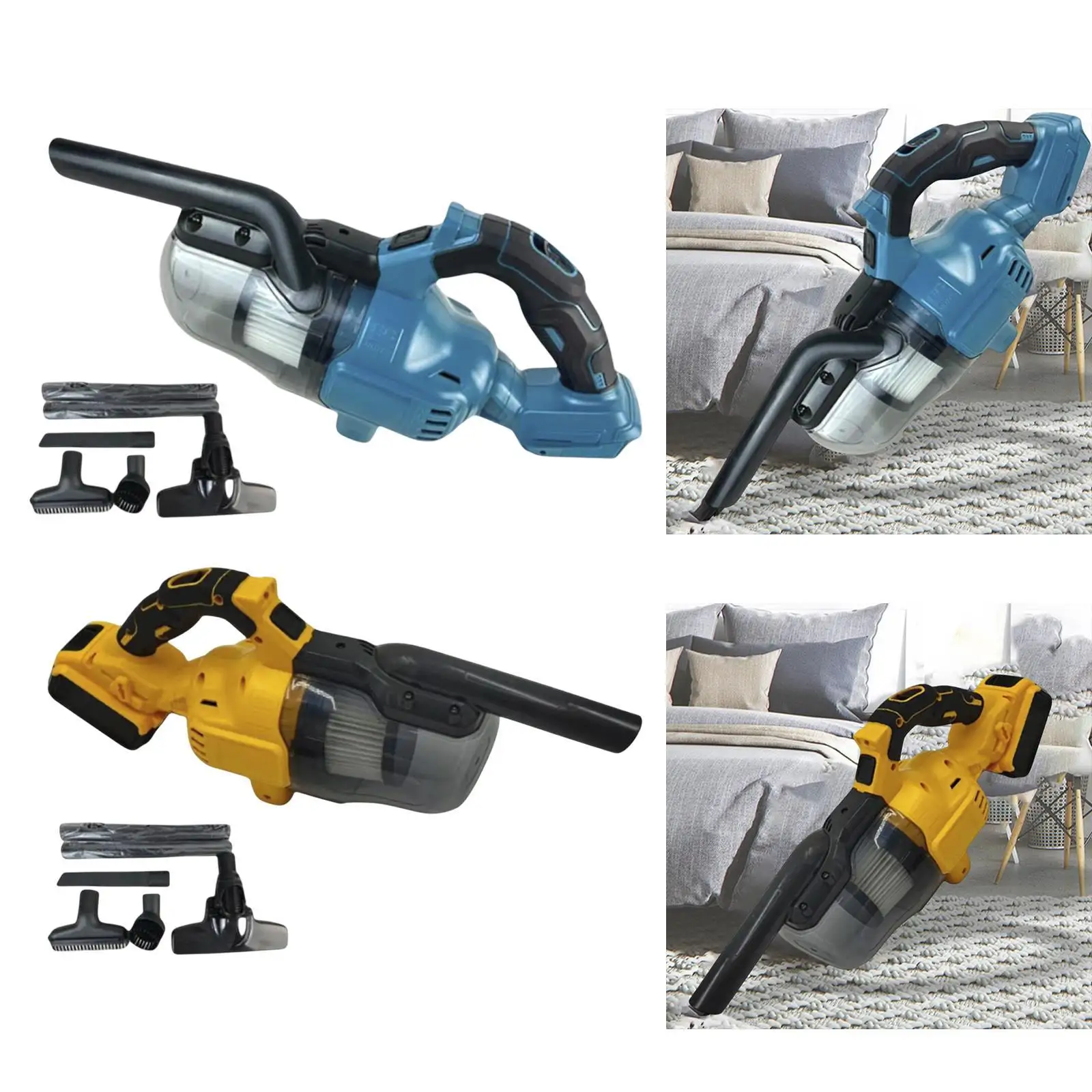 Ferramenta de limpeza a vácuo portátil sem fio forte sucção para piso automático de carpetes