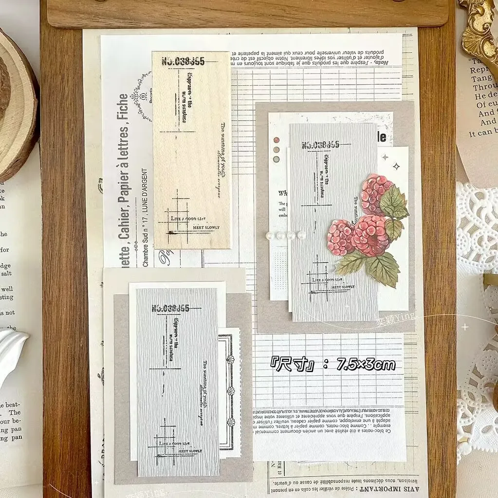 YiYing Studio Vintage The Hope From رسالة ختم مطاطي خشبي لصنع بطاقات ألبوم الصور بنفسك #5