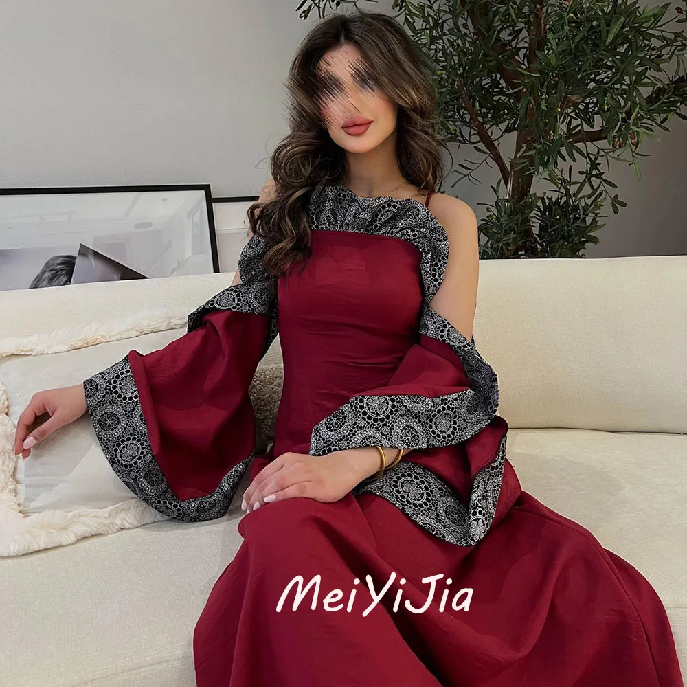 Meiyijia  Evening Dress Knee Length A-Line Spaghetti Straps    Saudi  Arabia  Sexy Evening Birthday Club Outfits Summer 2024