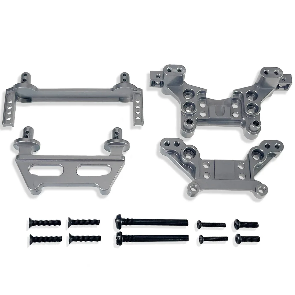 For MJX Hyper Go 1/16 16208 16209 H16 H16BM RC ca Metal upgrade parts F/R Body Pillars Front/Rea Shock Tower