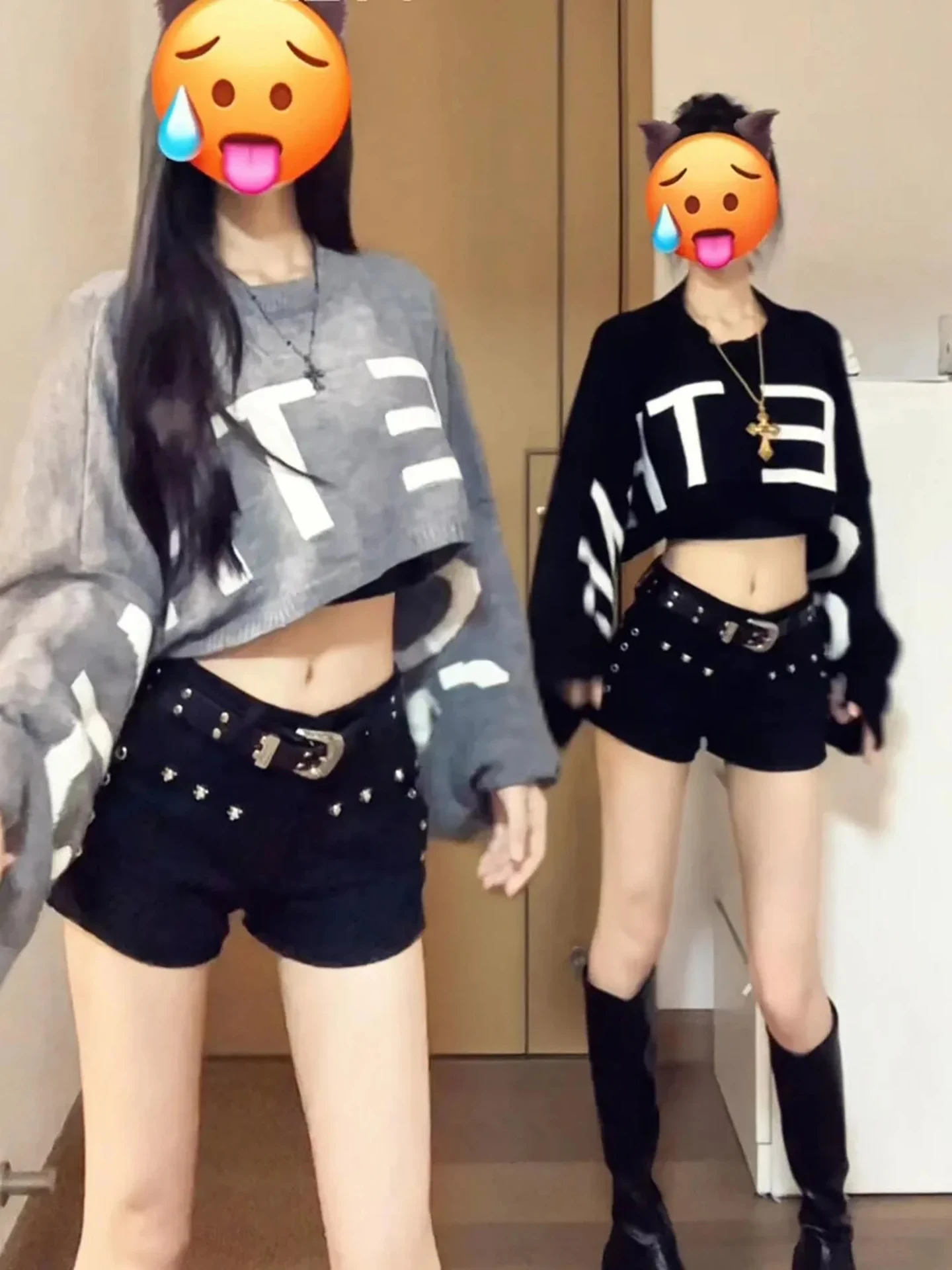 

American Sle Spicy Girl Knitted Sweater Women's Faionable ort Letter Pattern High-End Feeling Autumn Winter New Arrival