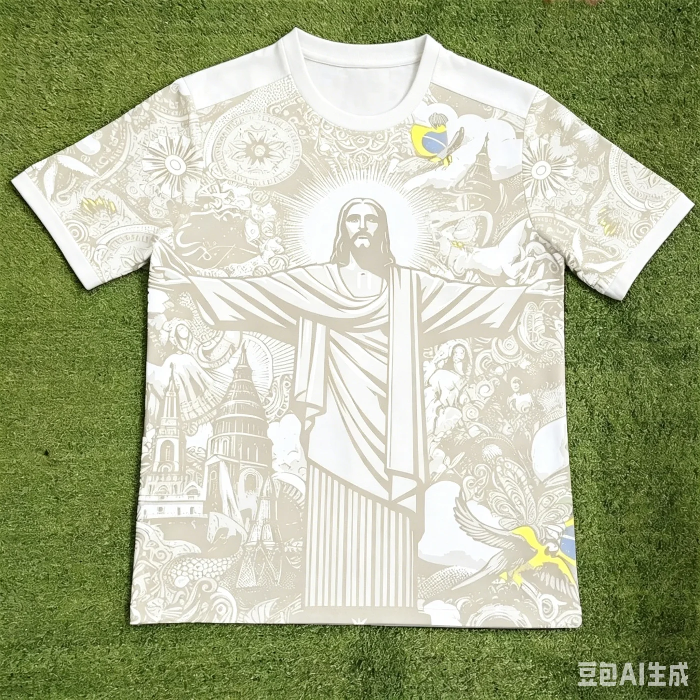 Summer Football Training Brazil Special Edition Jesus Football Jersey for Adults and Children - Outdoor Quick-Drying T-Shirt