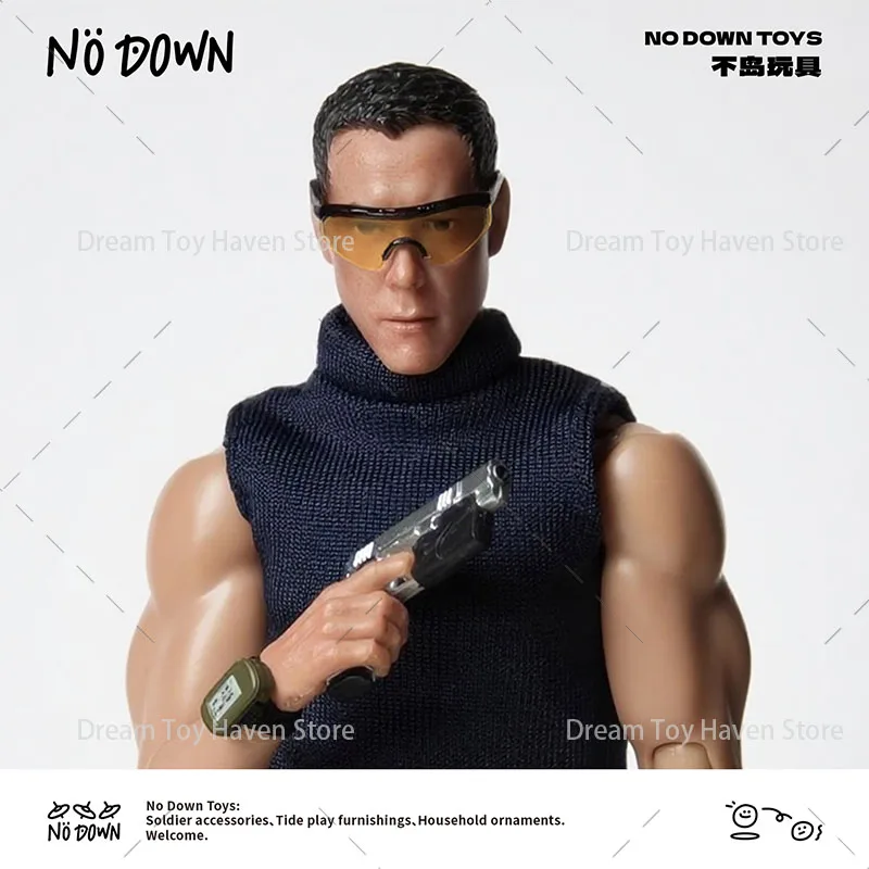 1/12 مقياس الجندي وكيل القاتل نظارات الرماية نموذج المعدات التكتيكية العسكرية ملحق لعبة لدمى شخصيات الحركة 6 بوصة #5