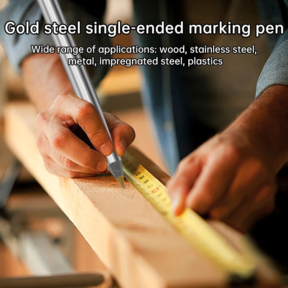 10pcs Hardware Marking Tools Alloy Steel Marking Pen Diamond Stone Marking Pen Steel Plate Ceramic Tile Woodworking Marking Pen