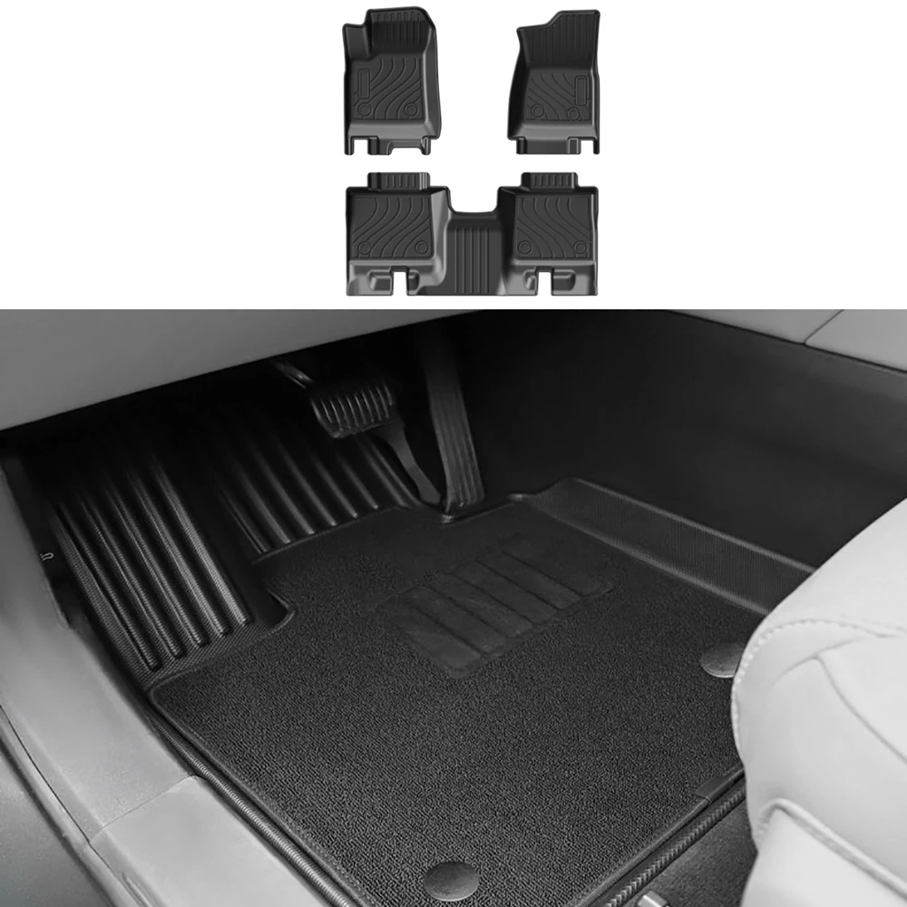 Environmentally Friendly Odorless Rubber Carpet Mat Fit for BAW BAIC 212 T01 2024 2025 2026 Car TPE Floor Mat Trunk Mat